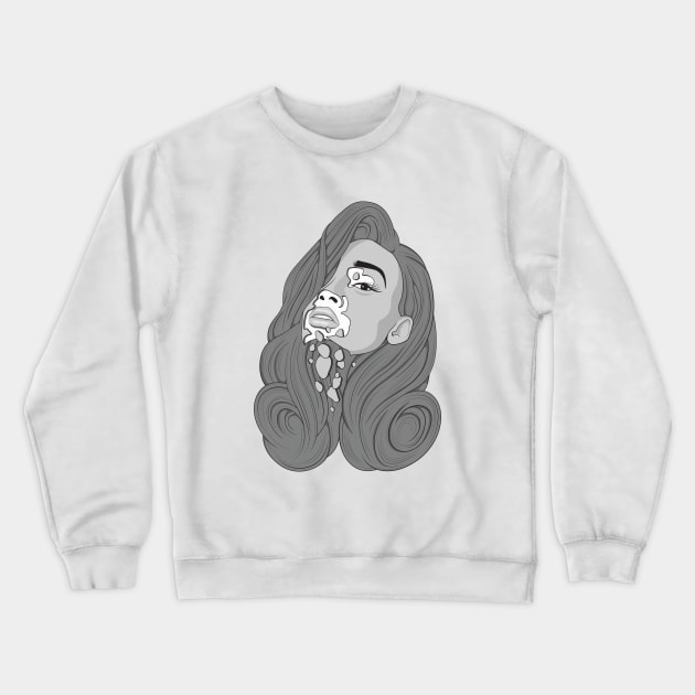 Winnie Harlow Crewneck Sweatshirt by Woah_Jonny